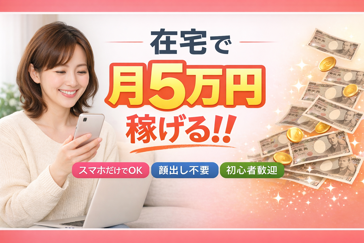 主婦でも在宅で稼げるメールレディおすすめサイトを紹介